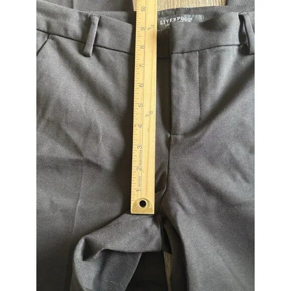 Liverpool Los Angeles Kelsey Black Trouser Pant Slacks Women's Size 6/28 NWOT - Picture 5 of 10